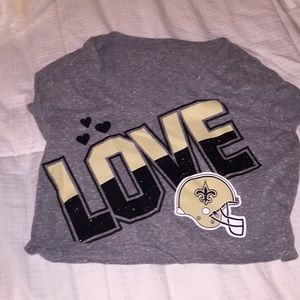 Crop top saints shirt